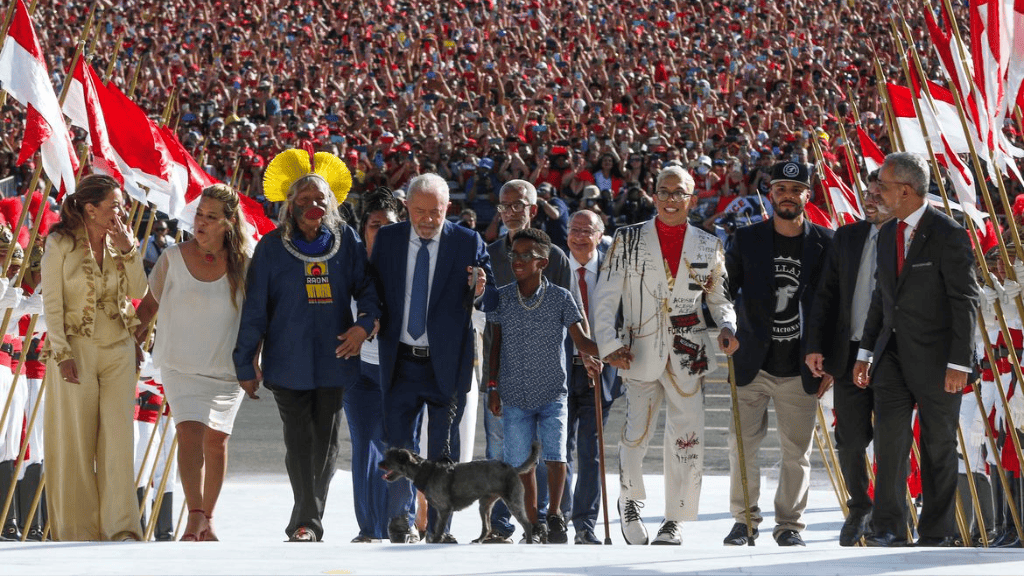 Cerimônia de posse do Presidente da República Luiz Inácio Lula da Silva em 1º de janeiro de 2023. (foto: Tânia Rego/Agência Brasil)