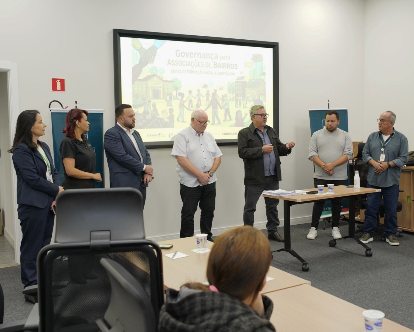 Momento do encontro de capacitação