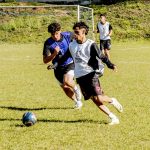 Avaliações em campo na seletiva.