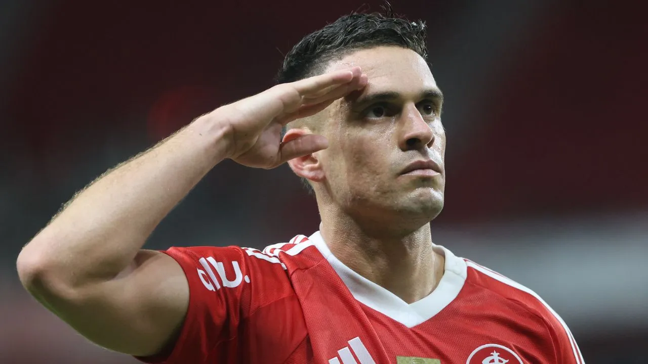 Borré, atacante do Internacional. (Foto: Ricardo Duarte/Internacional)