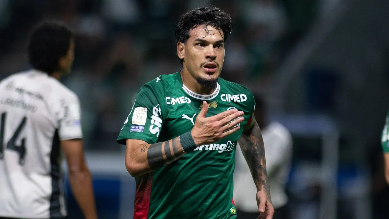 Gustavo Gómez, capitão do Palmeiras. (Foto: Ronaldo Barreto/TheNews2 via Zuma Press Wire/Icon Sport)