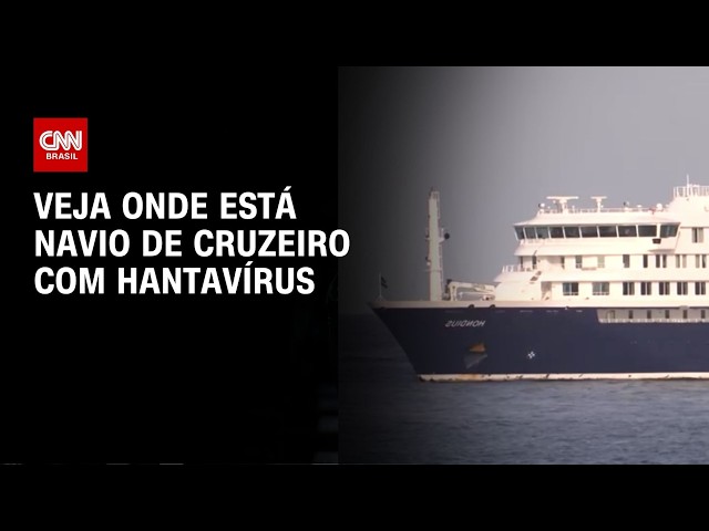 Veja onde está o navio de cruzeiro com o Hantavírus | HORA H