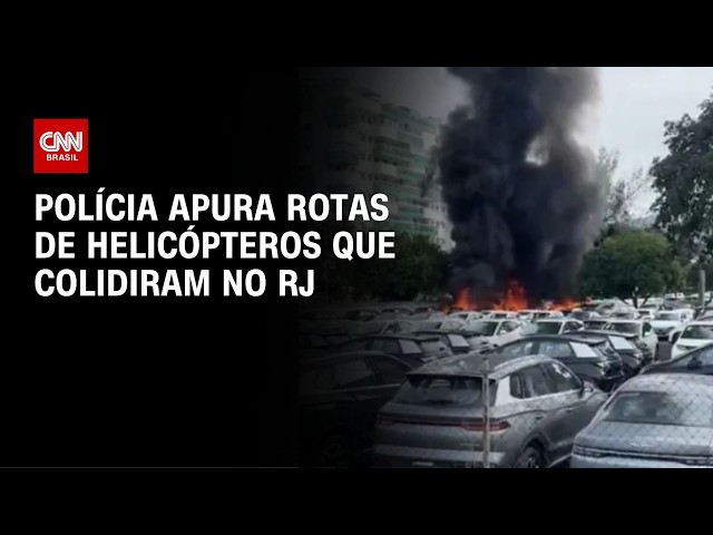 Acidente Aéreo: Polícia apura rotas de helicópteros que colidiram no RJ | CNN 360º