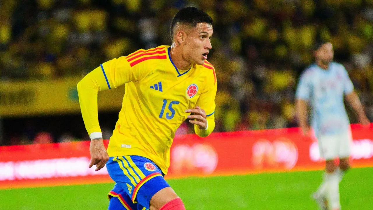 Portilla em jogo da Colômbia antes da Copa do Mundo. (Foto: Long Visual Press/Alamy Live News)
