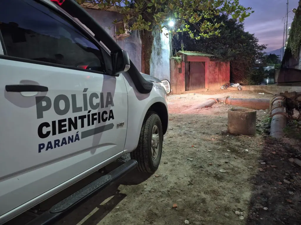 Local do crime em Paranaguá