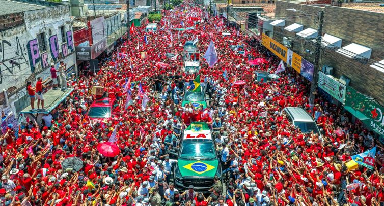 Natal (RN), 10/10/2026 - Presidente da República, Luiz Inácio Lula da Silva, durante ato de campanha em Natal