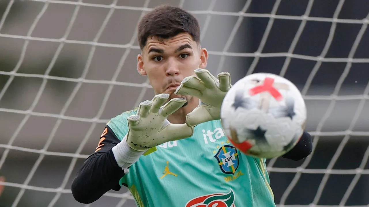 Pedro Morisco durante treinamento do Coritiba