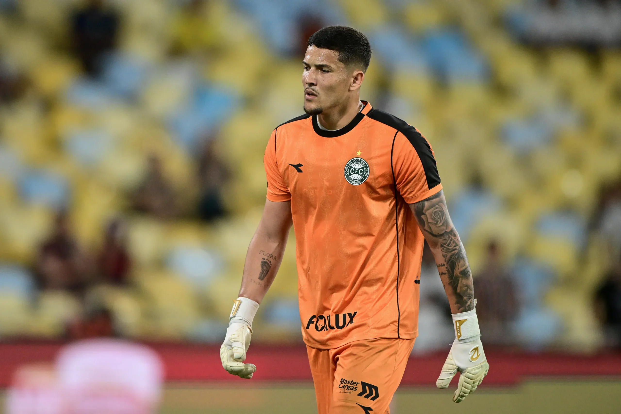 Pedro Rangel em ação pelo Coritiba